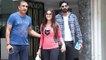 Tara Sutaria and Ahan Shetty Together spotted at Milan Luthria office