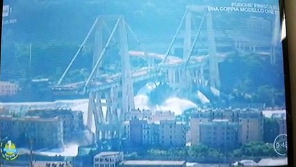 PONTE MORANDI - DEMOLIZIONE IN 6 SECONDI
