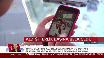 Aldığı terlik banyo terliği çıktı