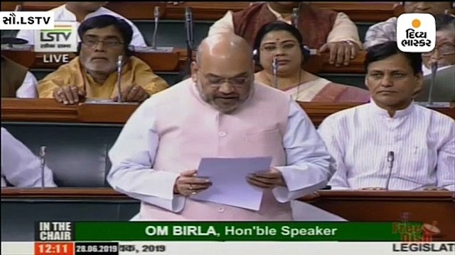 અમિત શાહે કાશ્મીરમાં રાષ્ટ્રપતિ શાસન 6 મહિના વધારવાનો પ્રસ્તાવ રાખ્યો