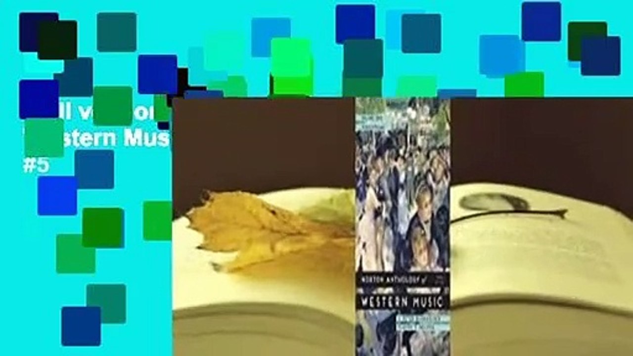 Full version  The Norton Anthology of Western Music  Best Sellers Rank : #5