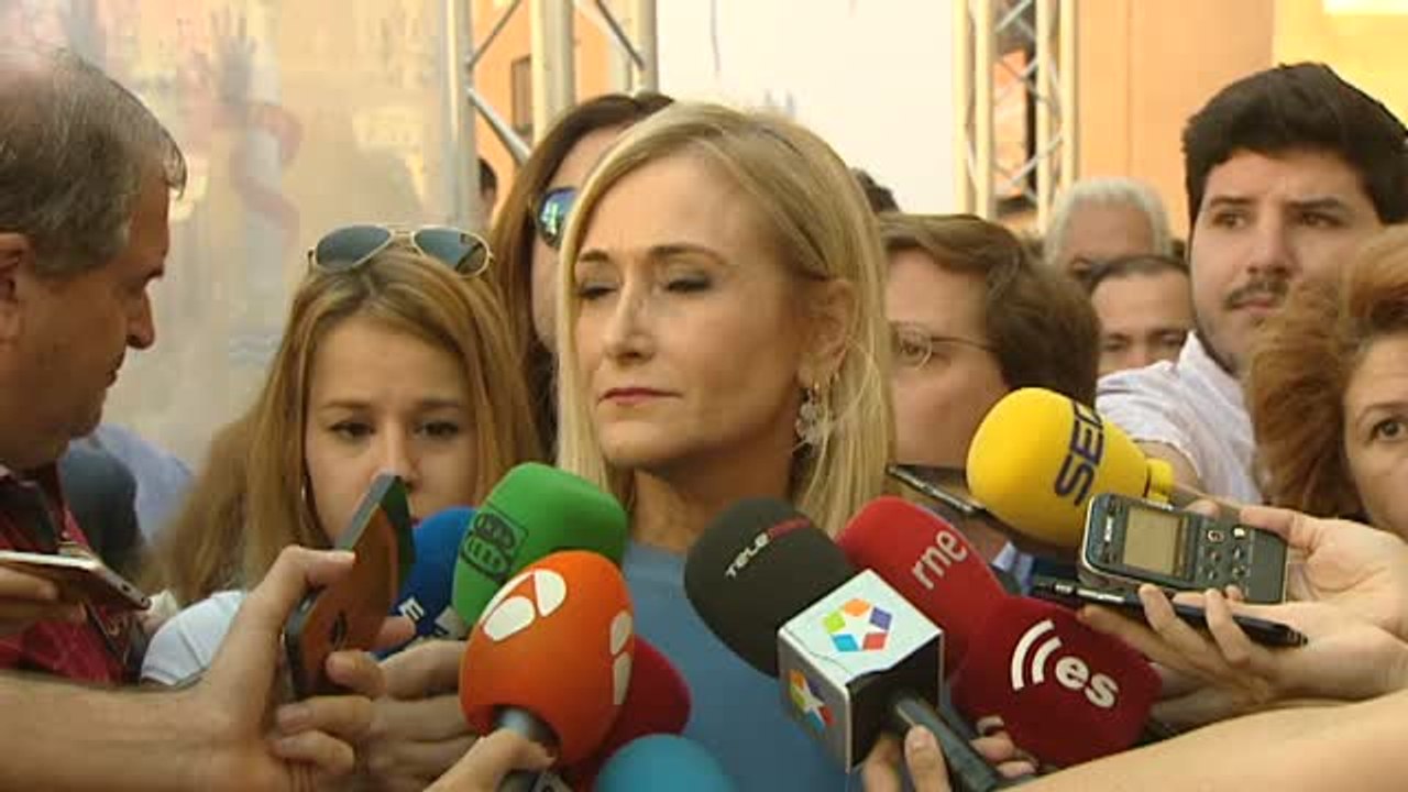 Cifuentes sobre los supuestos amaños en contratos para la financiación ilegal del PP: "Hemos puesto a disposición de la Justicia todo lo que se nos ha requerido"