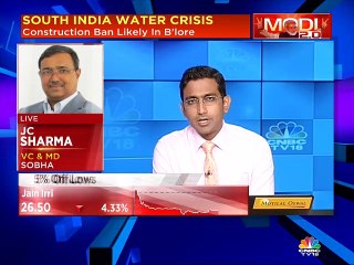 JC Sharma of Sobha on construction ban in Bengaluru