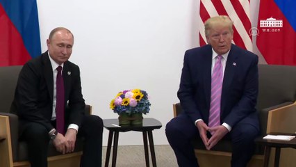 Putin ve Trump G20'de görüştü - OSAKA