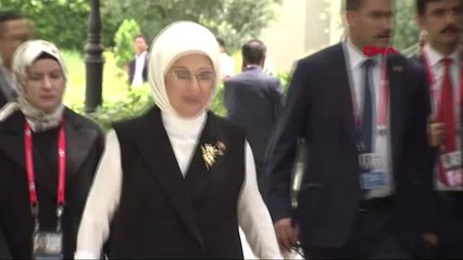 DHA DIŞ - Emine Erdoğan, G-20 Liderler Zirvesi'nin resmi eş programına katıldı