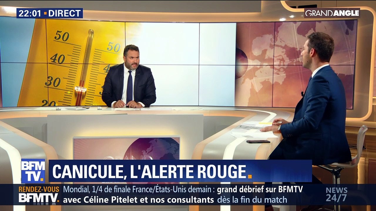 Canicule: l'alerte rouge activée (1/3)