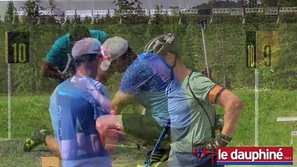 Franck Badiou entraîneur de tir de l'équipe féminine