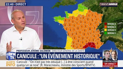Canicule, "un événement historique"