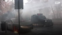 Confrontos violentos entre estudantes e policiais no Chile