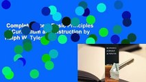 Complete acces  Basic Principles of Curriculum and Instruction by Ralph W. Tyler