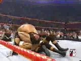 RAW - HBK & HHH & Brock Lesnar & The Rock Brawl