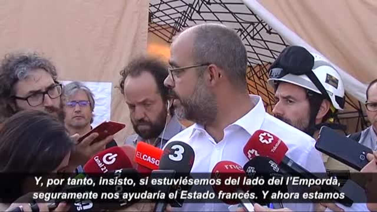 Miquel Buch: "Cuando un país tiene un fuego nos ayudamos mutuamente"