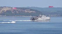 ÇANAKKALE ABD SAVAŞ GEMİSİ 'USNS YUMA', ÇANAKKALE BOĞAZI'NDAN GEÇTİ