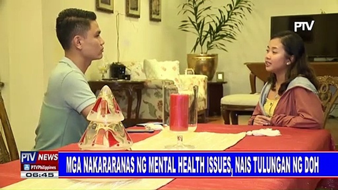 Mga nakararanas ng mental health issues, nais tulungan ng DOH