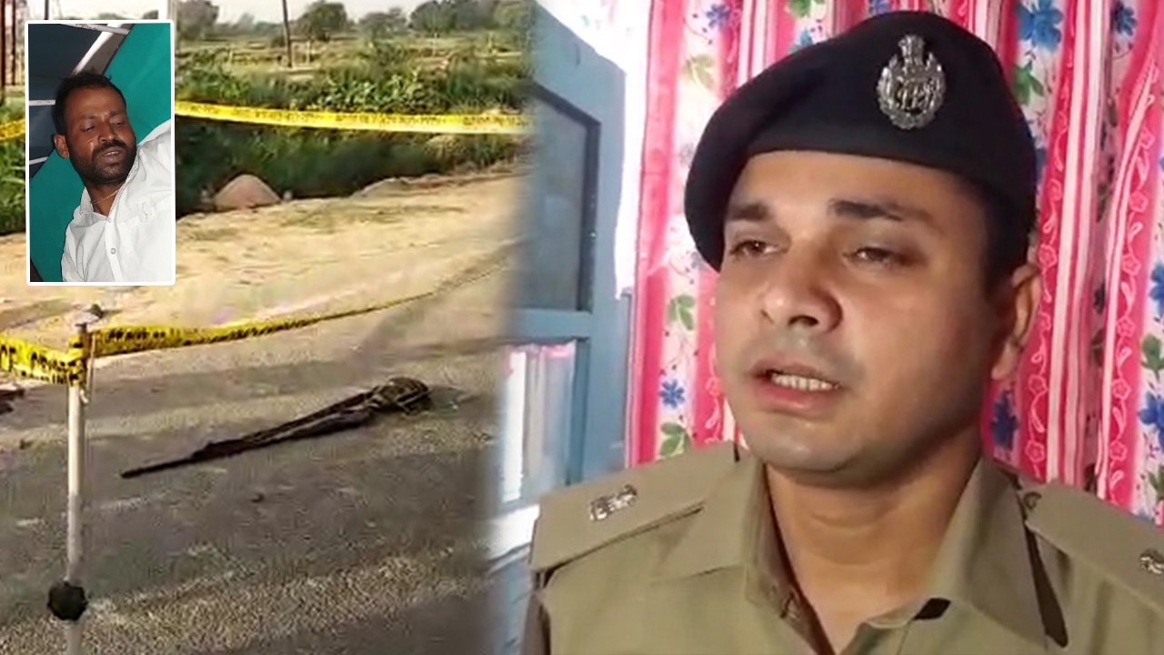 मथुरा: पुलिस मुठभेड़ में 25 हजार के इनामी बदमाश के पैर में लगी गोली, गिरफ्तार