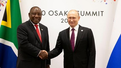 South Africa's Ramaphosa meets Putin at G20