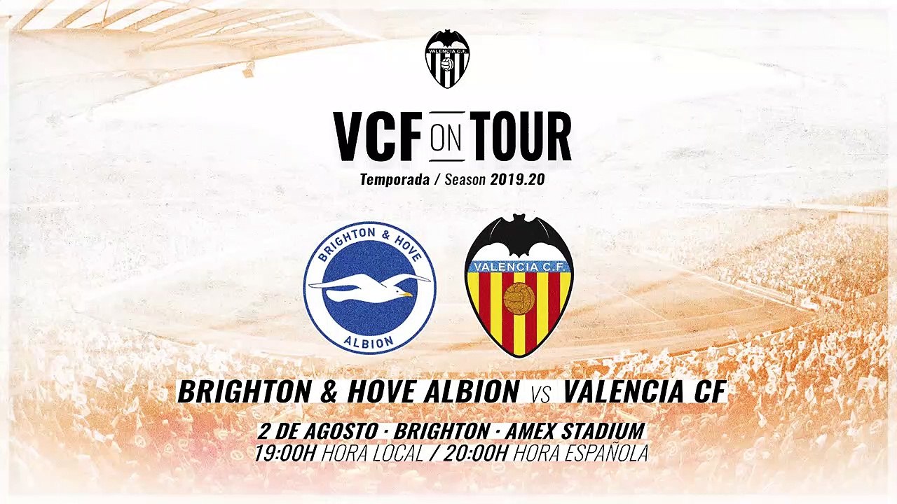 Brighton-Valencia, amistoso de pretemporada