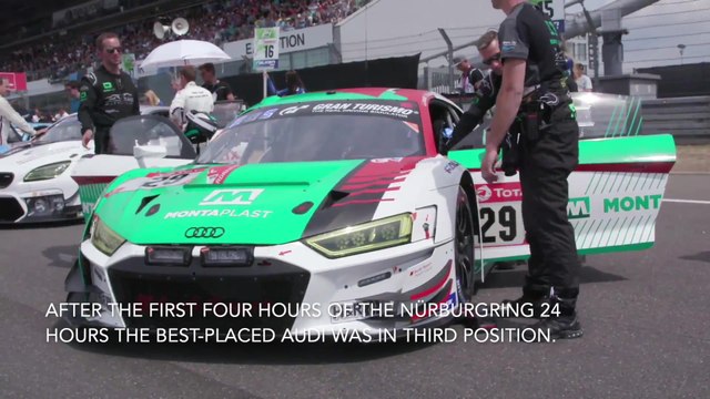 24h Nürburgring 2019 Audi R8 LMS - Intermediate results after four hours of racing