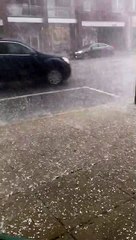 Torrential Hail Storm