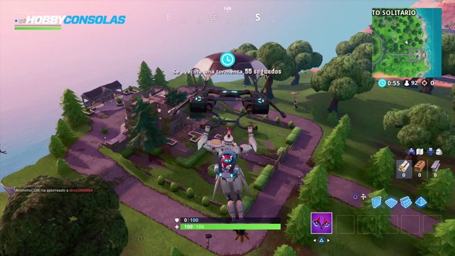 Fortbyte #62: accesible con el traje Stratus en el interior de una mansión abandonada