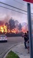 Images spectaculaires des violents feux à Miami...