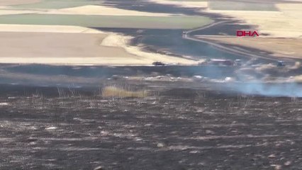 KONYA 10 bin dekar hububat ekili arazi yandı