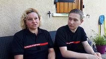 Pompiers volontaires de mère en fils