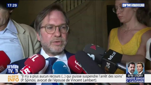 Vincent Lambert: l'avocat de son épouse assure qu' il n'y a plus aucun recours qui puisse suspendre l'arrêt des soins