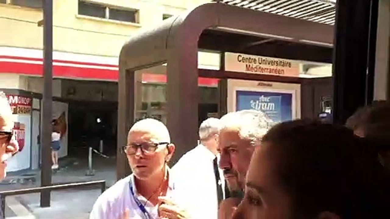 Inauguration Tram Ligne 2 Nice (sujet 2)