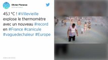 Canicule : Record absolu de chaleur en France battu : 45,8°C dans le Gard