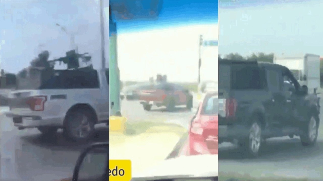 Captan a sicarios empecherados del CDN en Convoy circulando la plaza en trocas con blindaje