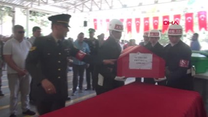 GAZİANTEP Kalp krizinden ölen uzman çavuş, son yolculuğuna uğurlandı