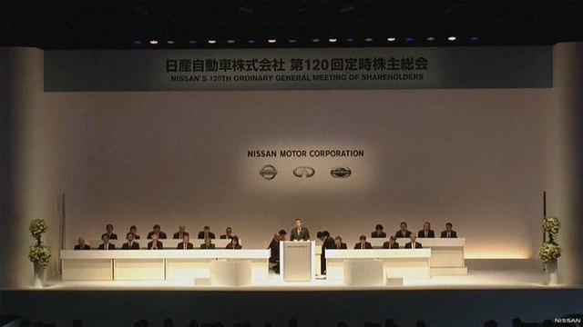 Watch: Chief Executive of Nissan apologises for Ghosn misconduct