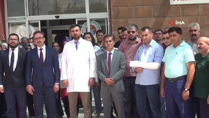 Ahlat'ta doktor ve güvenlik görevlisine yapılan şiddet kınandı