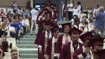 Hacı Bayram Veli Üniversitesi İletişim Fakültesinde mezuniyet töreni - ANKARA