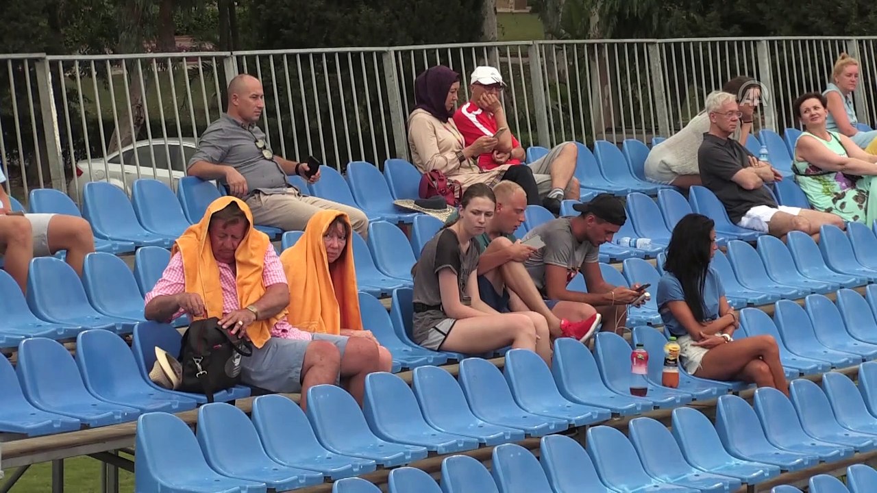 Tenis: Turkish Airlines Antalya Open - Teklerde ikinci finalist ve çiftler finaline yağmur engeli - ANTALYA