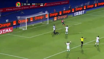Morocco 1 - 0 Ivory Coast Youssef En-Nesyri Goal