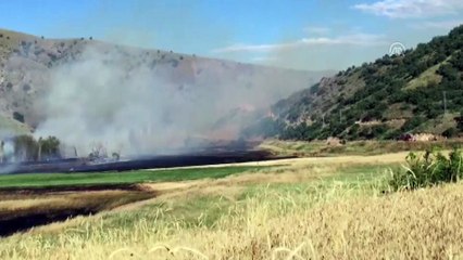 500 dönümlük ekili alan yandı - KIRIKKALE