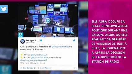 Audrey Crespo-Mara : la journaliste perd l’interview politique de la matinale sur Europe 1