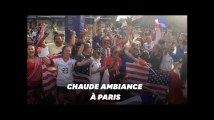 France - États-Unis: au Parc des Princes, ambiance caniculaire