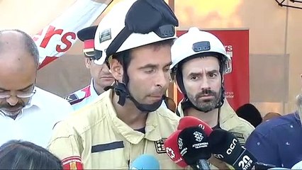 El incendio de Tarragona continúa fuera de control