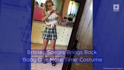 Britney Spears Brings Back 'Baby One More Time' Costume