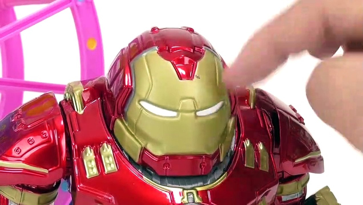 Marvel Iron Man & Thomas & Tayo the Little Bus Garage Toy Cockroach Monster Story Hulk Buster