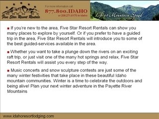 Idaho Resort Lodging