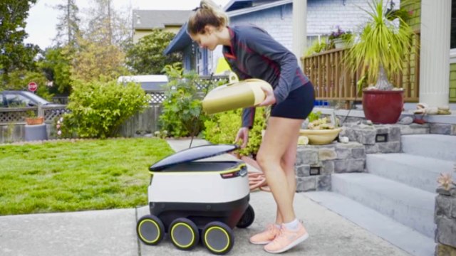 Cute ROBOTS Now Delivering Food In Major Cities - U.S. and Europe - Starship Robots
