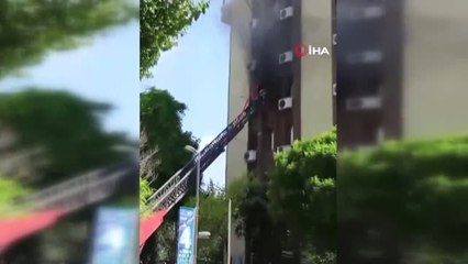 Antakya Öğretmenevi'nde korkutan yangın