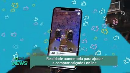 Realidade aumentada para ajudar a comprar calçados online