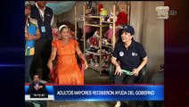 Presidente Moreno visitó a adultos mayores