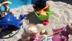 Elsa and Anna toddlers and Chelsea- snow and beach adventure with Rapunzel- Barbie episodes