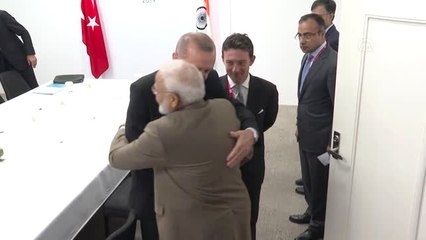 Cumhurbaşkanı Erdoğan, Hindistan Başbakanı Modi ile görüştü